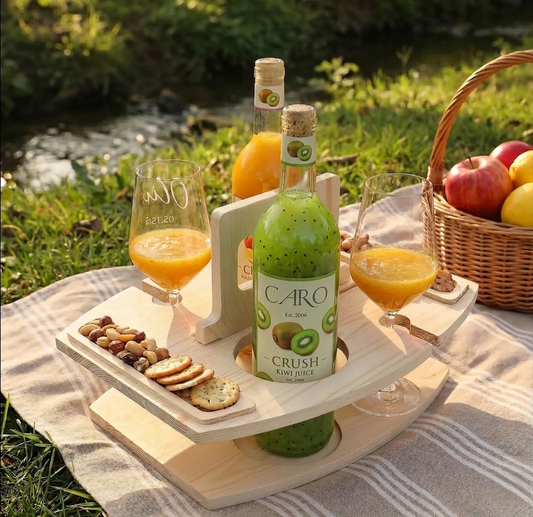 Table de Pique-Nique Portable en Bois