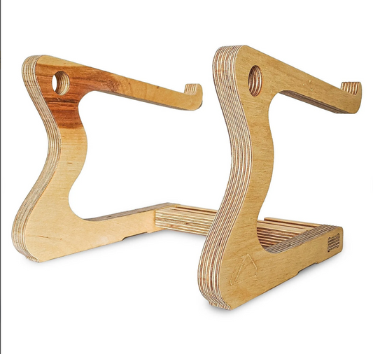 Support d'Ordinateur Portable et Téléphone en Bois Éco-responsable